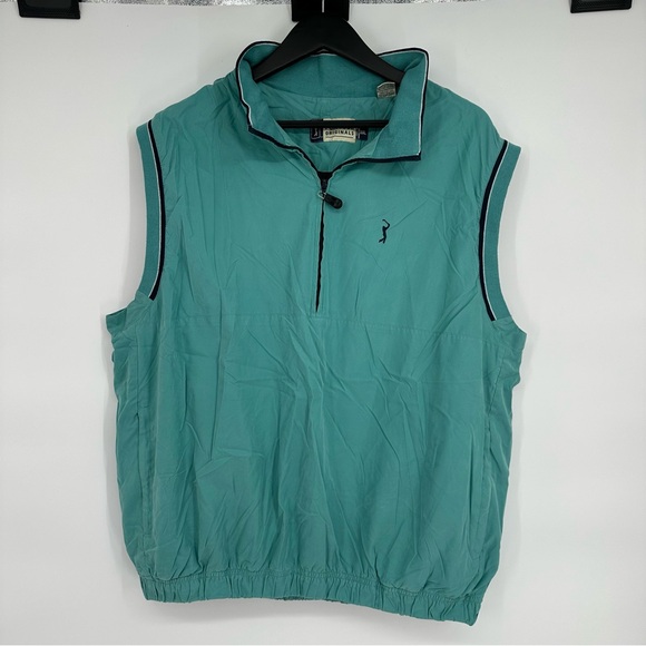 PGA Tour Original Teal Golf Windbreaker Vest Sz XXL - Picture 1 of 5